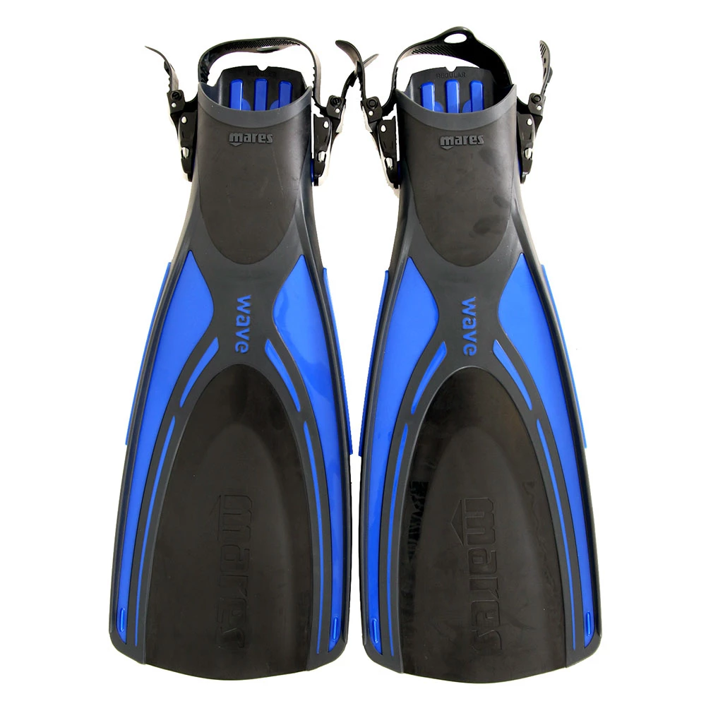 Mares Wave Open Heel Dive Fins Blue 4 Mares Wave Open Heel Dive Fins Blue - Image 2