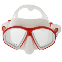Mares Sealhouette Silicone Adult Dive Mask Red/White