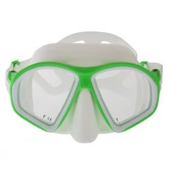 Mares Sealhouette Silicone Adult Dive Mask White/Lime