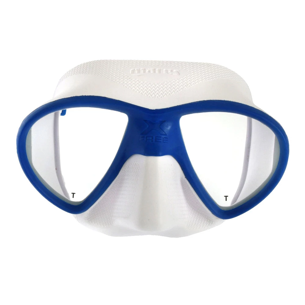 Mares X-Free Adult Dive Mask Blue/White 3 Mares X-Free Adult Dive Mask Blue/White