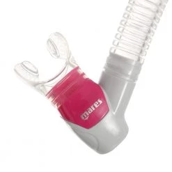 Mares Rebel Splash Semi Dry Snorkel White/Pink -Cheap Mares Shop 123474 5 n
