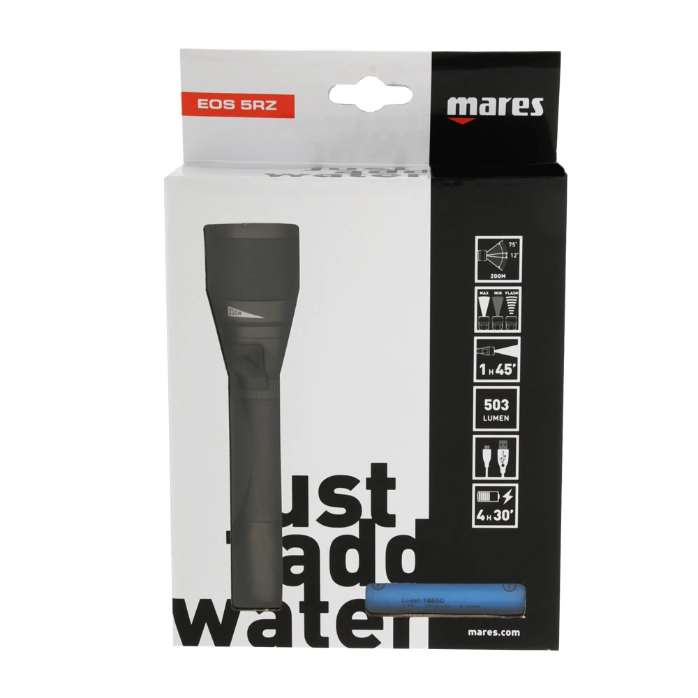 Mares EOS 5RZ Dive Torch 503lm 3 Mares EOS 5RZ Dive Torch 503lm