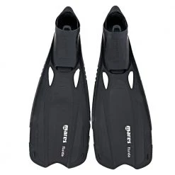 Mares Cobia And Fluida Adult Dive Mask Snorkel And Fins Set Black