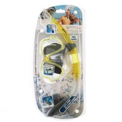 Mares Wahoo Adult Dive Mask And Snorkel Set Yellow/Clear