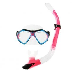 Mares Pearl Adult Dive Mask And Snorkel Set Pink/Clear -Cheap Mares Shop 124095 3