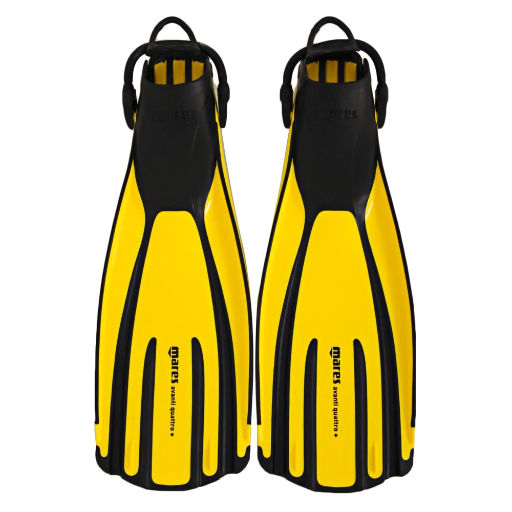 Mares Avanti Quattro + Dive Fins Reflex Yellow 3 Mares Avanti Quattro + Dive Fins Reflex Yellow