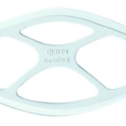 Mares Mare X-VU LQS Mask Strap Clear/White