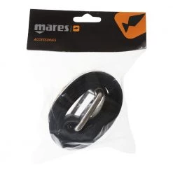Mares Elastic Dive Belt With SS Marseillaise Buckle Black
