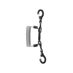 Mares Stainless Lanyard Spiral With Stainless Steel Ring