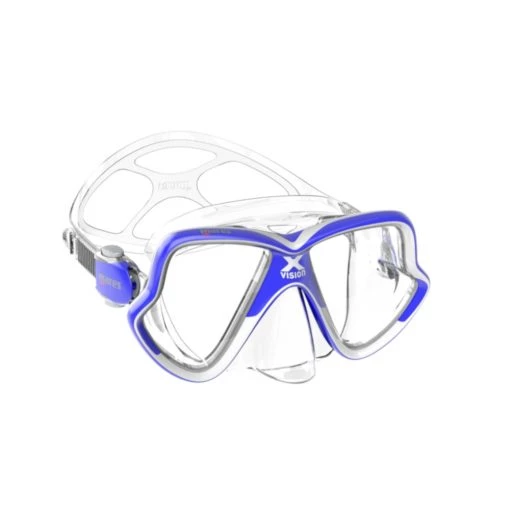Mares X-Vision Mid 2.0 Mask Blue/White/Clear -Cheap Mares Shop 314629.6bb805b5
